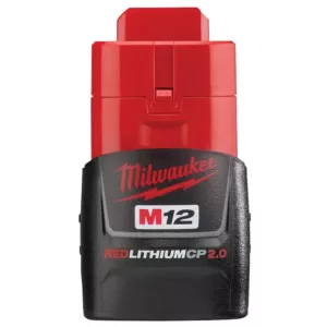 Milwaukee M12 FUEL 12-Volt Lithium-Ion Brushless Cordless 3/8 in. Ratchet with M12 2.0Ah Battery