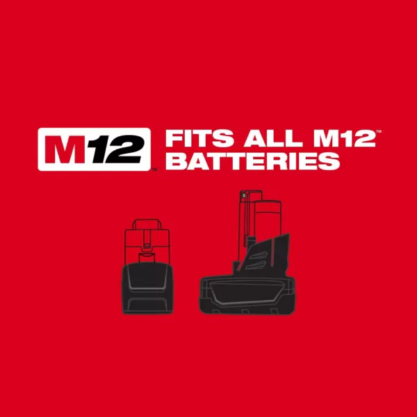 Milwaukee M12 FUEL 12-Volt Lithium-Ion Brushless Cordless 3/8 in. Extended Reach Ratchet Kit with One 2.0 Ah Batteries