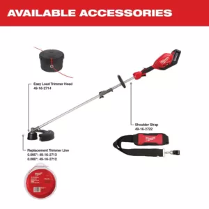 Milwaukee M18 FUEL 18-Volt Lithium-Ion Brushless Cordless String Grass Trimmer with Attachment Capability 12 Ah and 8 Ah Batteries