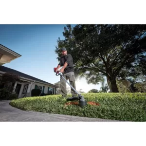 Milwaukee M18 FUEL 18-Volt Lithium-Ion Brushless Cordless String Trimmer with Quik-Lok Attachment Capability, 250 ft. Trimmer Line