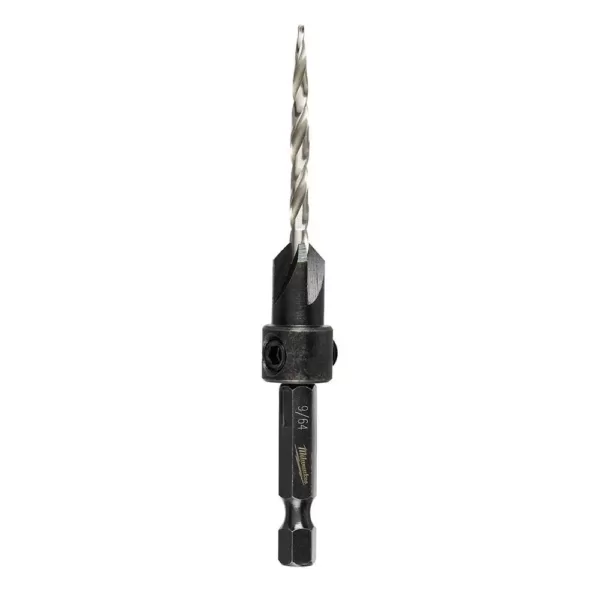 Milwaukee #6 Countersink 9/64 in. High Speed Steel Drill Bit