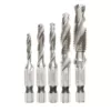 Milwaukee SHOCKWAVE Metric Steel Drill Tap Set (5-Piece)