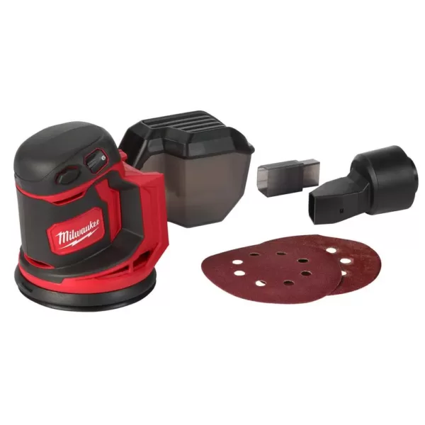 Milwaukee M18 18-Volt Lithium-Ion Cordless 5 in. Random Orbit Sander (Tool-Only)