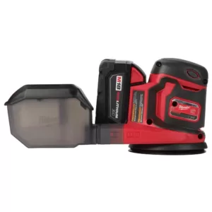 Milwaukee M18 18-Volt Lithium-Ion 5 in. Cordless Random Orbit Sander Kit with (1) 3.0Ah Battery, Charger and Tool Bag