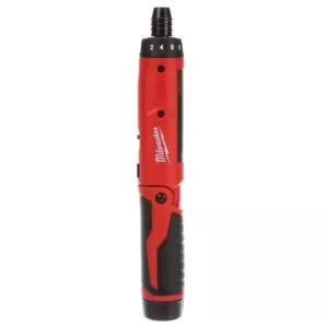 Milwaukee M4 4-Volt Lithium-Ion Cordless 1/4 in. Hex Screwdriver 2-Battery Kit