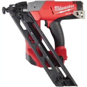 Milwaukee M18 FUEL 18-Volt Lithium-Ion Brushless Cordless 15-Gauge Angled Finish Nailer (Tool Only)