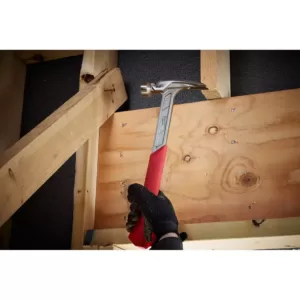 Milwaukee 22 oz. Milled Face Framing Hammer with Hammer Loop