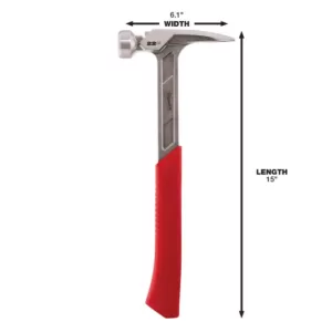 Milwaukee 22 oz. Smooth Face Framing Hammer with Hammer Loop