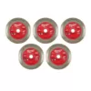 Milwaukee 3 in. Diamond Tile Blade (5-Pack)