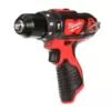 Milwaukee M12 12-Volt Lithium-Ion Cordless 3/8 in. Hammer Drill/Driver (Tool-Only)