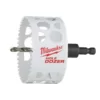 Milwaukee 3-1/2 in. HOLE DOZER Bi-Metal Hole Saw with 3/8 in. Arbor and Pilot Bit