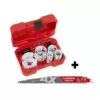 Milwaukee Hole Dozer General Purpose Bi-Metal Hole Saw Set (9-Piece) w/9 in. 5 TPI AX Carbide Teeth Reciprocating Saw Blade