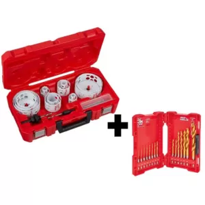 Milwaukee Hole Dozer General Purpose Bi-Metal Hole Saw Set W/Titanium Drill Bit Set (35-Piece)