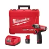 Milwaukee M12 FUEL 12-Volt Lithium-Ion Brushless Cordless 1/4 in. Hex Impact Driver Kit W/(2) 2.0Ah Batteries, Charger & Hard Case