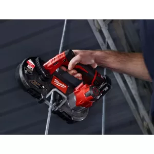 Milwaukee M12 FUEL 12-Volt Lithium-Ion Brushless Cordless 1/4 in. Hex Impact Driver/Bandsaw Combo Kit W/(1)2.0Ah Battery & Charger