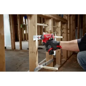 Milwaukee M12 FUEL 12-Volt Lithium-Ion Brushless Cordless 1/4 in. Hex Impact Driver Kit with Free M12 LED Flood Light