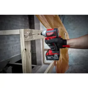 Milwaukee M18 18-Volt Lithium-Ion Brushless Cordless 1/4 in. Impact Driver with 3-Speeds (Tool-Only)