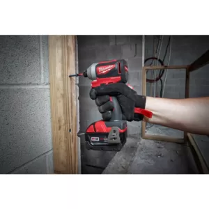 Milwaukee M18 18-Volt Lithium-Ion Brushless Cordless 1/4 in. Impact Driver with 3-Speeds (Tool-Only)