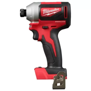 Milwaukee M18 18-Volt Lithium-Ion Brushless Cordless 1/4 in. Impact Driver with 3-Speeds (Tool-Only)