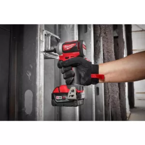 Milwaukee M18 18-Volt Lithium-Ion Brushless Cordless 1/4 in. Impact Driver with 3-Speeds (Tool-Only)