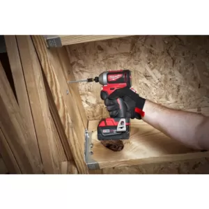 Milwaukee M18 18-Volt Lithium-Ion Brushless Cordless 1/4 in. Impact Driver with 3-Speeds (Tool-Only)