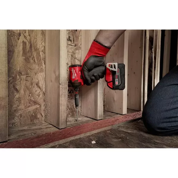 Milwaukee M18 FUEL ONE-KEY 18-Volt Lithium-Ion Brushless Cordless 1/4 in. Hex Impact Driver Kit with(2) 5.0Ah Batteries, Hard Case