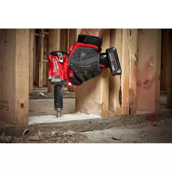 Milwaukee M12 FUEL 12-Volt Lithium-Ion Brushless Cordless Stubby 3/8 in. Impact Wrench and HACKZALL with two 3.0 Ah Batteries