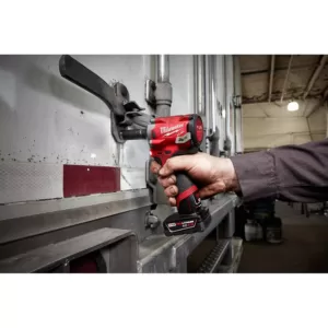 Milwaukee M12 FUEL 12-Volt Lithium-Ion Brushless Cordless Stubby 1/2 in. Impact Wrench (Tool-Only)