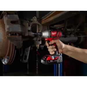 Milwaukee M18 18-Volt Lithium-Ion Cordless 3/8 in. Impact Wrench W/ Friction Ring W/(2) 1.5Ah Batteries, Charger, Hard Case