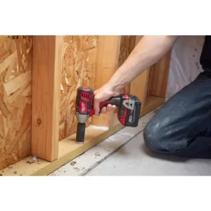 Milwaukee M18 18-Volt Lithium-Ion Cordless 1/2 in. Impact Wrench W/ Pin Detent Kit W/(2) 3.0Ah Batteries, Charger & Hard Case