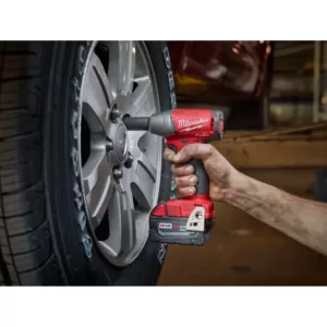 Milwaukee M18 FUEL 18-Volt Lithium-Ion Brushless Cordless 3/8 in. Compact Impact Wrench with Friction Ring (Tool-Only)