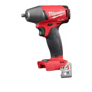 Milwaukee M18 FUEL 18-Volt Lithium-Ion Brushless Cordless 3/8 in. Compact Impact Wrench with Friction Ring (Tool-Only)