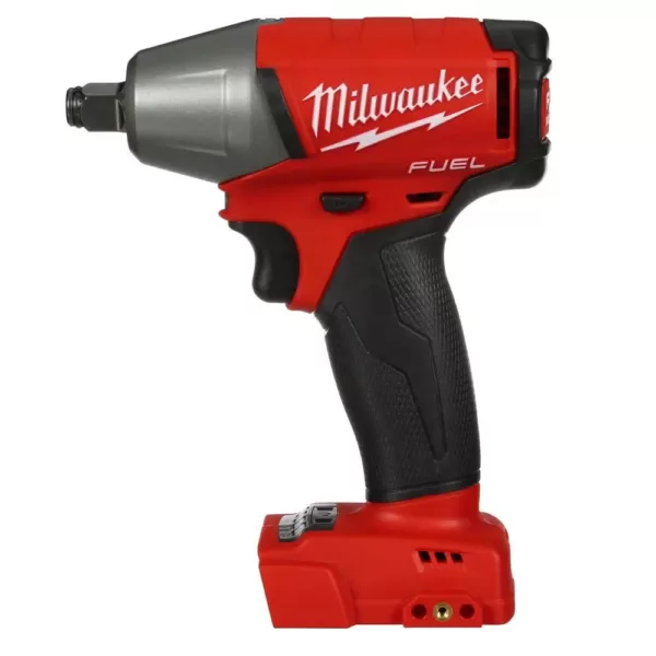 Milwaukee M18 FUEL 18-Volt Lithium-Ion Brushless Cordless 1/2 in. Impact Wrench with Friction Ring (Tool-Only)