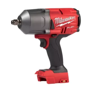 Milwaukee M18 FUEL 18-Volt 1/2 in. Lithium-Ion Brushless Cordless Impact Wrench with Friction Ring & Grease Gun with Two Batteries