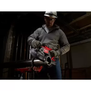 Milwaukee M18 FUEL 18-Volt 1/2 in. Lithium-Ion Brushless Cordless Impact Wrench w/ Friction Ring & Bandsaw w/ Two 6.0Ah Batteries