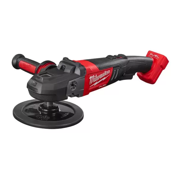 Milwaukee M18 FUEL 18-Volt Lithium-Ion Brushless Cordless 1/2 in. Impact Wrench with Friction Ring & 7 in. Variable Speed Polisher