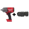 Milwaukee M18 FUEL 18-Volt Lithium-Ion Brushless Cordless 1/2 in. Impact Wrench with Friction Ring With Protective Boot