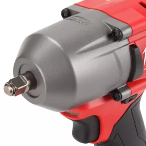 Milwaukee M18 FUEL 18-Volt Lithium-Ion Mid Torque Brushless Cordless 3/8 in. Impact Wrench W/ Friction Ring W/(2) 5.0Ah Batteries