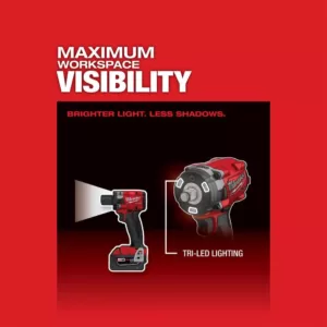 Milwaukee M18 FUEL GEN-3 18-Volt Lithium-Ion Brushless Cordless 1/2 in. Compact Impact Wrench with Friction Ring (Tool-Only)