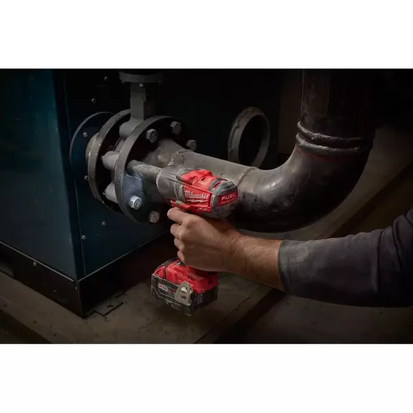 Milwaukee M18 FUEL 18-Volt Lithium-Ion Brushless Cordless Mid Torque 1/2 in. Impact Wrench W/ Friction Ring (Tool-Only)