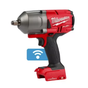 Milwaukee M18 FUEL ONE-KEY 18-Volt Lithium-Ion Brushless Cordless 1/2 in. Impact Wrench with Friction Ring With Protective Boot