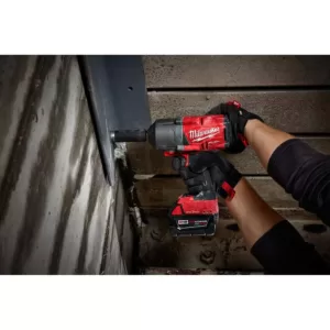 Milwaukee M18 FUEL ONE-KEY 18-Volt Lithium-Ion Brushless Cordless 3/4 in. Impact Wrench w/ Friction Ring & M18 5.0 Ah Battery