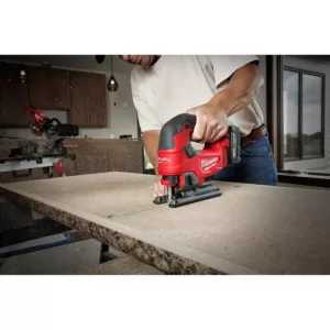 Milwaukee M18 FUEL 18-Volt Lithium-Ion Brushless Cordless Jig Saw and 7-1/4 in. Circular Saw with (2) 6.0Ah Batteries