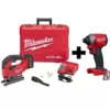 Milwaukee M18 FUEL 18-Volt Lithium-Ion Brushless Cordless Jig Saw Kit with  M18 FUEL Impact Driver