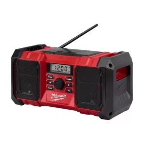 Milwaukee M18 18-Volt Lithium-Ion Cordless Jobsite Radio with INKZALL Black Fine Point Jobsite Marker