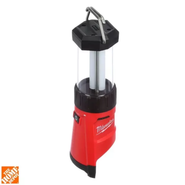 Milwaukee M12 12-Volt Lithium-Ion Cordless 400-Lumen LED Lantern/Flood Light with M12 2.0Ah Battery