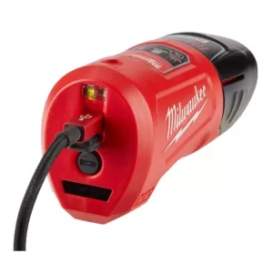 Milwaukee M12 12-Volt Lithium-Ion Cordless 400-Lumen LED Lantern/Flood Light W/ M12 Portable Power Source/Charger & 3.0Ah Battery