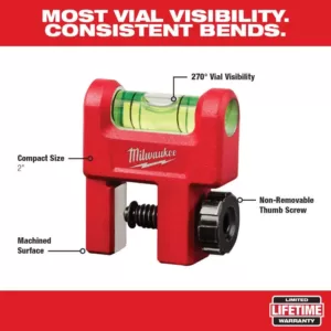 Milwaukee 2 in. Pipe Lock Level