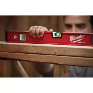 Milwaukee 24 in./48 in. REDSTICK Box Level Set