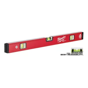 Milwaukee 24 in./48 in. REDSTICK Compact Box Level Set with 10 in. 360-Degree Locking Die Cast Torpedo Level